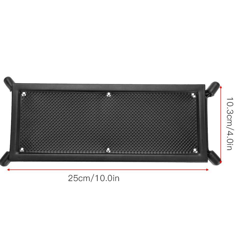 Guitar Foot Stool 4 Adjustable Height Levels Foot Rest Stool Anti-Slip Metal Guitar Pedal for Comfortable and Solid Support
