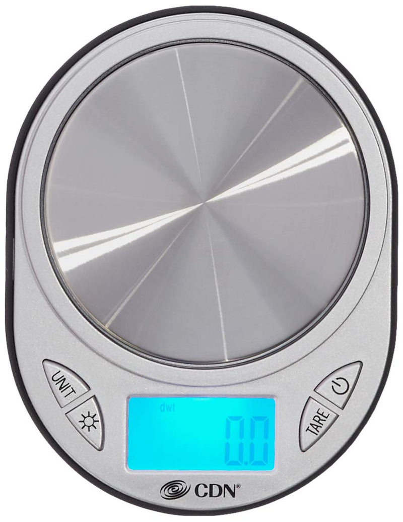 CDN Digital High Precision Kitchen Scale, Silver