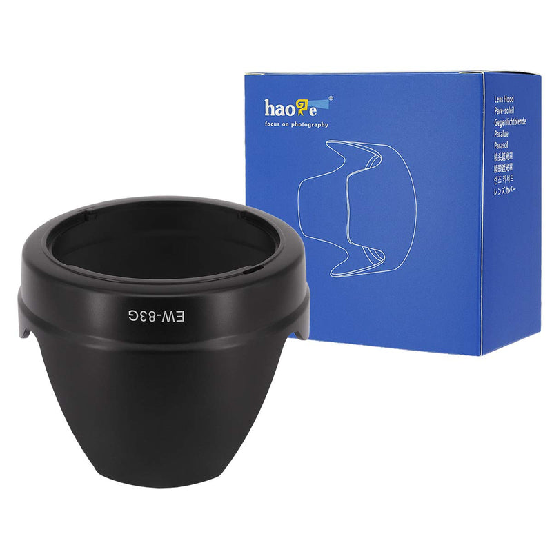 Haoge Bayonet Lens Hood for Canon EF 28-300mm f3.5-5.6L is USM Lens Replaces Canon EW-83G