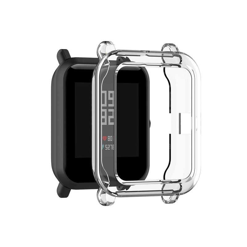 EEweca 5-Pack Protector Case for Amazfit Bip Smartwatch Soft TPU Bumper Shell