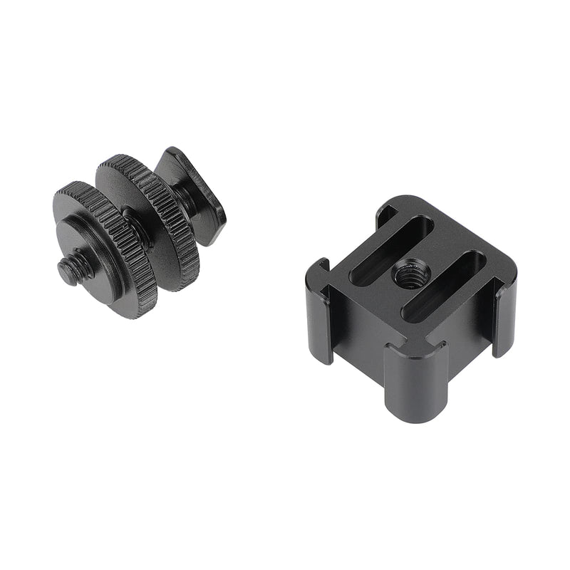 CAMVATE 3-Way Cold Shoe Mount Bundle with Adjustable Shoe Mount Adapter - 2890