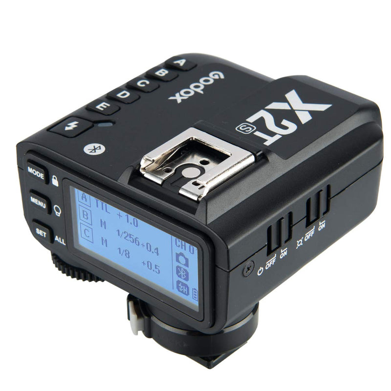 Godox X2T-S TTL Wireless Flash Trigger for Sony, Bluetooth Connection, 1/8000s HSS, 5 Separate Group Buttons, Relocated Control-Wheel, New Hotshoe Locking, New AF Assist Light