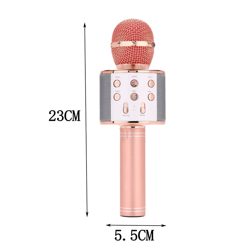 FGXY Karaoke Wireless Microphone, Home KTV Player, Bluetooth Handheld Karaoke Mic, Compatible With Android & IOS, Magic Sound, Home KTV Outdoor Party Music Recording Singing Playing Anytime