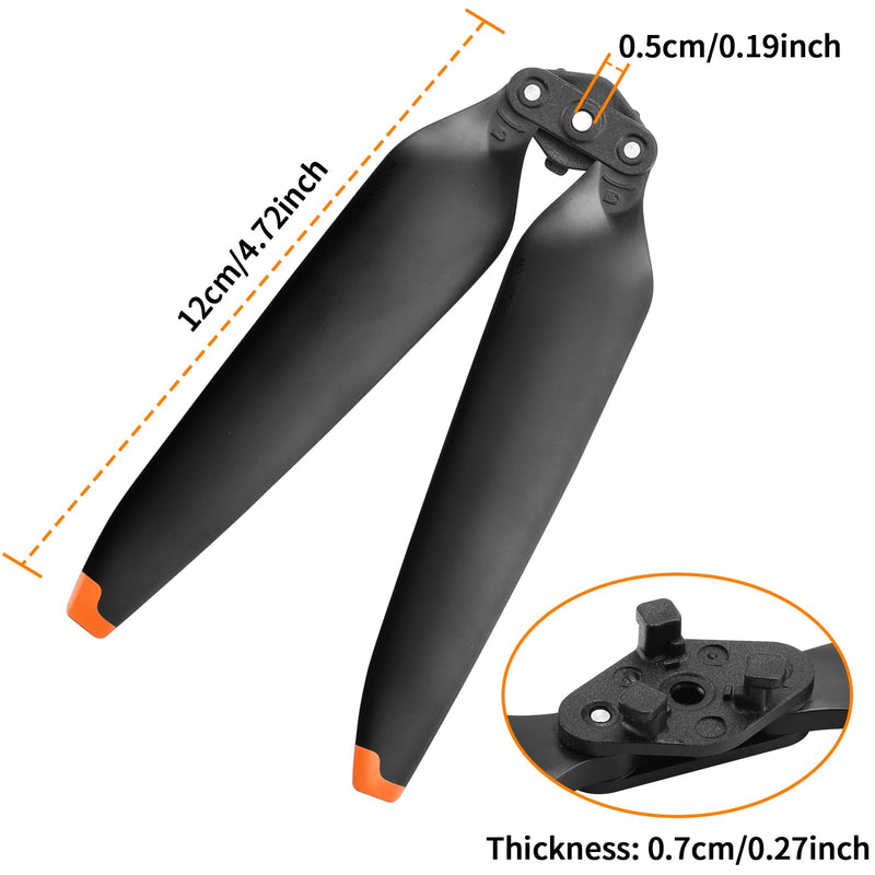 DJI Mavic 3 Drone Propellers for DJI Mavic 3 Series, 9453F 2 Blades Props Low-Noise Propeller Replacement Compatible with DJI Mavic 3 Pro, DJI Mavic 3 Pro Cine, DJI Mavic 3 Classic, DJI Mavic 3