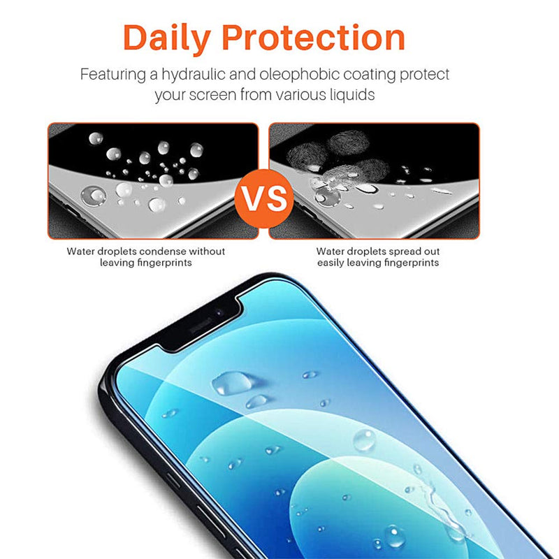 Focuses iPhone 12 Pro Max Screen Protector, iPhone 12 Pro Max Anti Blue Light Tempered Glass Film,3-Pack