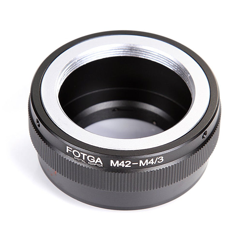 FocusFoto FOTGA Adapter Ring for M42 42mm Screw Mount Lens to Olympus PEN and Panasonic Lumix Micro Four Thirds (MFT, M4/3) Mount Mirrorless Camera Body