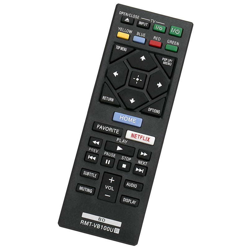 AIDITIYMI New RMT-VB100U RMTVB100U Replace Remote Control fit for Sony Blu-Ray DVD Player BDPBX150 BDP-BX150 BDPBX350 BDP-BX350 BDPBX550 BDP-BX550 BDPBX650 BDP-BX650 BDPS1500 BDP-S1500 BDPS2500