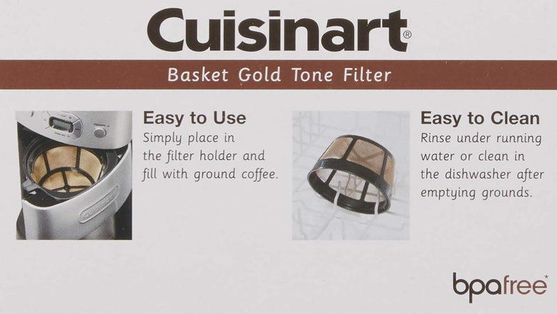 Cuisinart Gold Tone Coffee Filter 1 - Pack