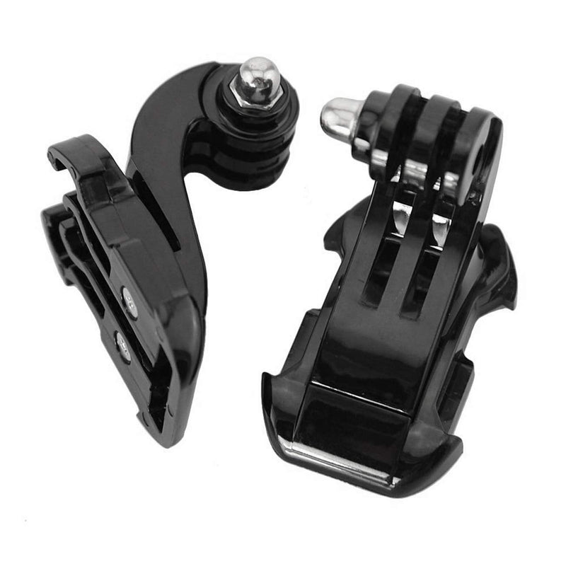 (5 Packs) Fotasy Vertical Surface J-Hook Buckle Mount Adapter, J Hook Clip Helmet Mount for GoPro Hero 2 3 3+ 4 5 6 7 8 Black