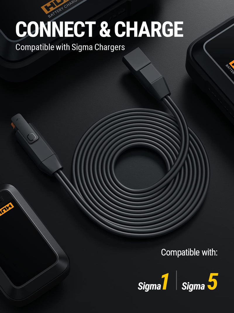 HULKMAN SigmaE01 9.2-Feet (2.8 Meters) Extension Cable for Sigma 1/ Sigma 5 Battery Charger
