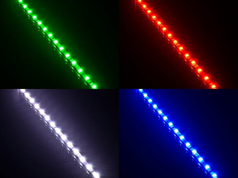 [AUSTRALIA] - Magnetic RGB LED Strip Lights for PC Computer case - 2pcs 12inches LED Strip Kit with RF Remote Control Sata Powered Full Kit 