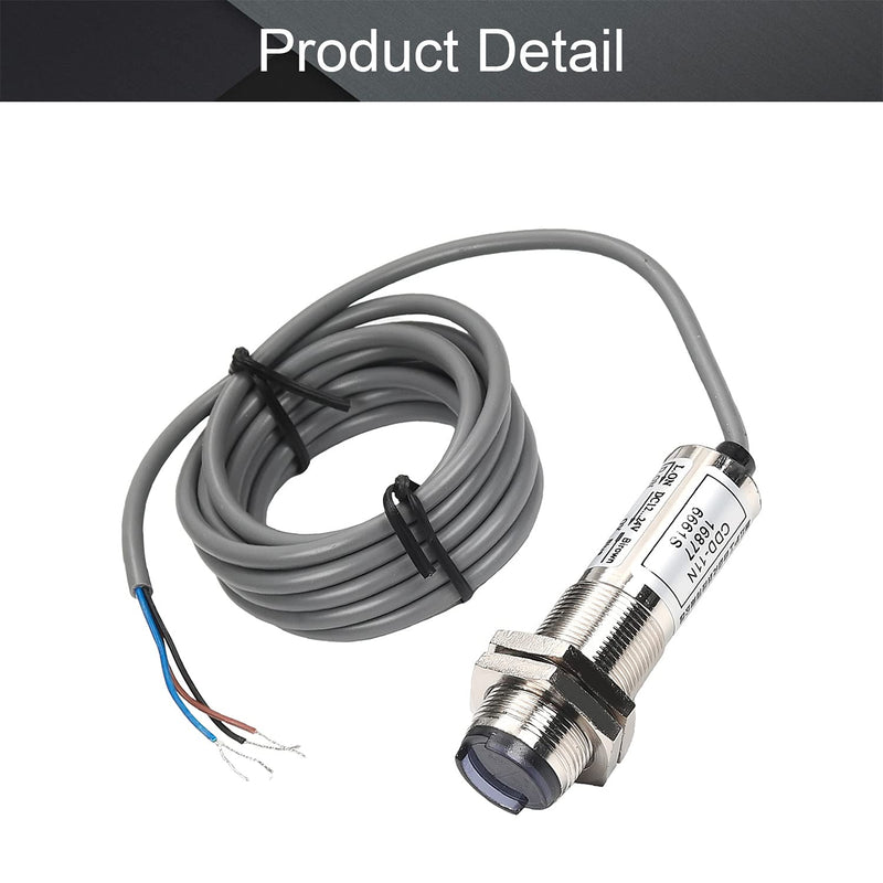 Fielect Photoelectric Sensors Diffuse Reflection Photoelectric Sensor Switch 30MA Detection Distance 10cm 4 Wires CDD-11N 1pcs Models : CDD-11N