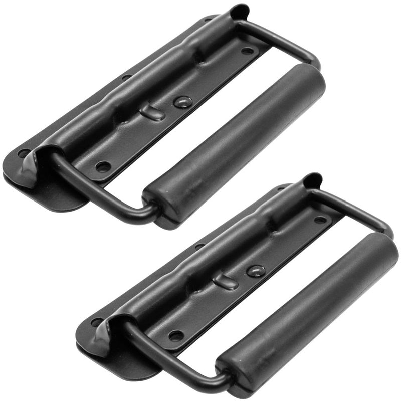 [AUSTRALIA] - Seismic Audio - SAHDL702-2Pack - Pair of Surface Mount Spring Loaded Speaker Handles for PA Speakers, Rack Cases, or Pedal Board Cases - Pro Audio 