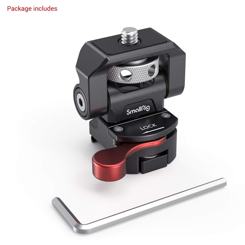 SMALLRIG Field Monitor Mount Monitor Holder Swivel and Tilt Adjustable with NATO Clamp Mount for 5" and 7" Monitor - 2906 nato base
