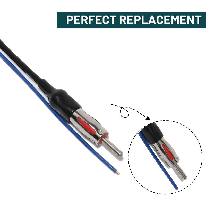 [AUSTRALIA] - Anina Radio Antenna Adapter for 2010-2019 Toyota Subaru Scion Factory Radio to Aftermarket Radio Aerial Extension Wire Harness Plug Cable Male 