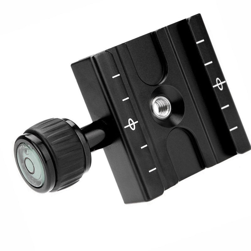 Fotasy 50mm Arca Swiss Type Clamp, Arca QR Clamp, 50 mm Arca Clamp, Arca Swiss Clamp, Quick Release Plate Clamp, QR Clamp, Arca Tripod Mount Adapter, for Tripod Head Monohead, with 50mm Arca Plate, Cl50_PU50, Black