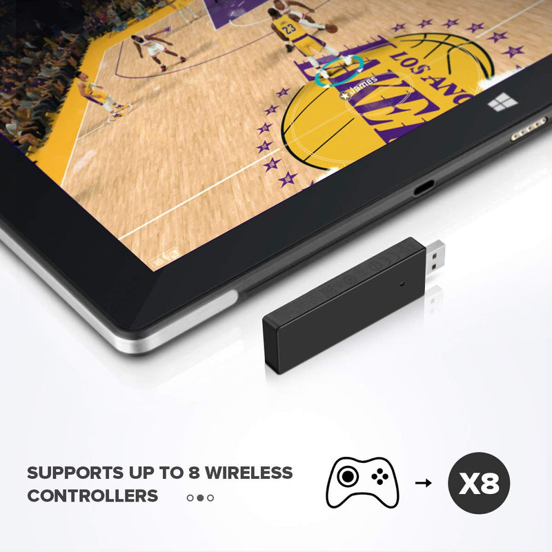 Cipon Wireless Adapter Compatible with Xbox One Controller/Windows 10/8.1/8/7