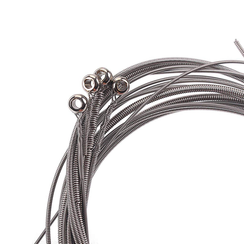Alnicov 4 PCS Stainless Steel Bass Strings Bass Guitar Parts Guitar String Silver Plated Gauge Bass Guitar Music Accessories