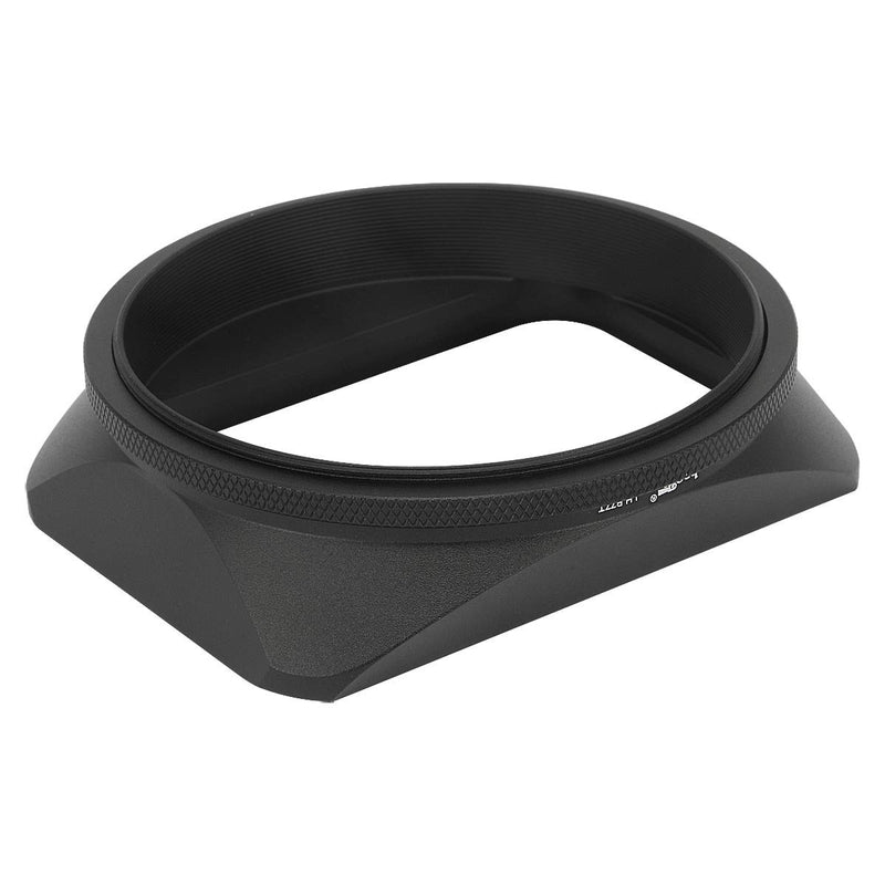 Haoge 77mm Square Metal Screw-in Mount Lens Hood Shade with Cap for 77mm Canon Nikon Sony Leica Leitz Carl Zeiss Voigtlander Nikkor Panasonic Fujifilm Olympus Lens and Other 77mm Filter Thread Lens