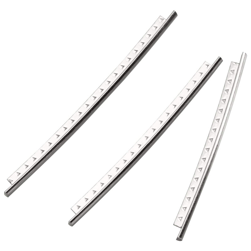 PAGOW Guitar Fret Wires, 2.9mm Width 24 Frets Stainless Steel Fretwire Set with Electric Guitar Bass Guitar Fingerboard