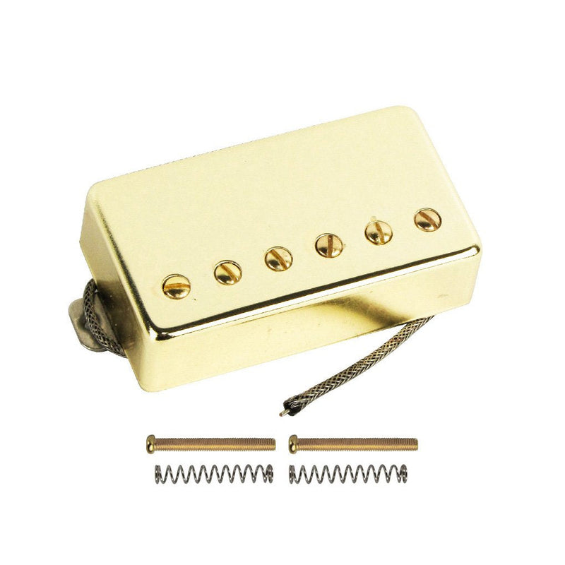 [AUSTRALIA] - FLEOR Alnico5 Guitar Humbucker Pickup Golden Bridge Pickups Compatible with LP Stye Guitar Part Bridge Pickup 