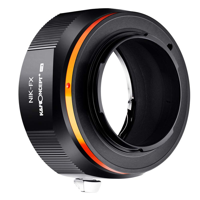K&F Concept Lens Mount Adapter for Nikon AI/F Mount Lens to Fujifilm X Series Mirrorless FX Mount Camera Adapter with Matting Varnish Design for Fuji XT2 XT20 XE3 XT1 X-T2 NIK-FX（AI-FX)