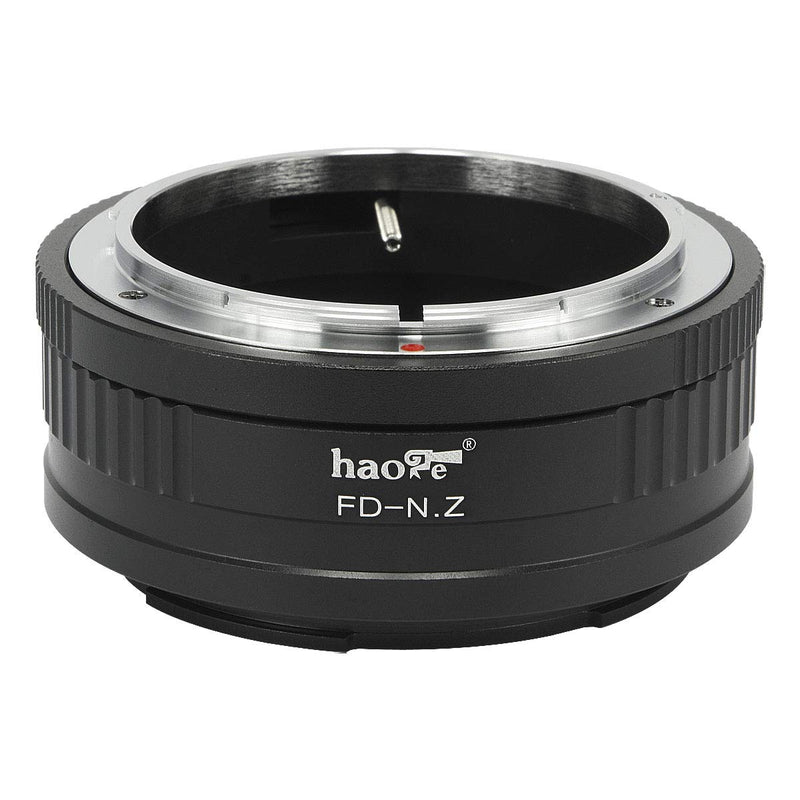 Haoge Manual Lens Mount Adapter for Canon FD Lens to Nikon Z Mount Camera Such as Z7II Z6II Z6 Z7