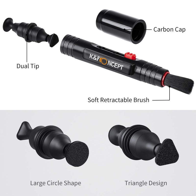 K&F Concept 40.5mm UV/CPL/ND Professional Lens Filter Kit (3 Pieces), UV Filter + Circular Polarizing Filter + Neutral Density Filter (ND4) + Cleaning Pen + Filter Pouch for Camera Lens