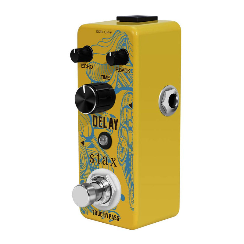 [AUSTRALIA] - Stax Guitar Delay Pedal Analog Delay Effect Pedal For Electric Guitar Delay Time 25ms-600ms Pure Analog Whole Circuit Delay Mini Size True Bypass 