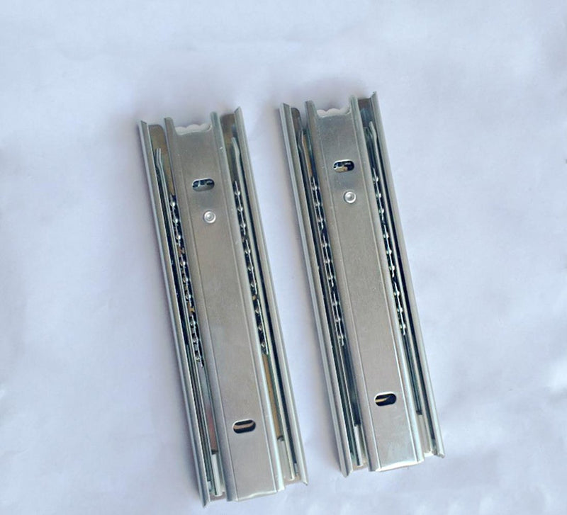 [AUSTRALIA] - Btibpse 6 inch Length Full Extension Drawer Slides Telescopic Ball Bearing Slide Rail for Furniture 1 Pair 