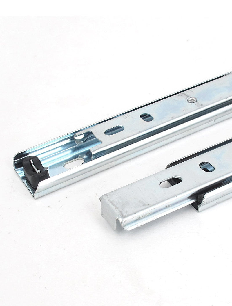 uxcell 13.3-Inch Drawer Slides, Full Extension Ball Bearing Two Way Slide Track Rail 25mm Wide 55lb Capacity 1 Pair