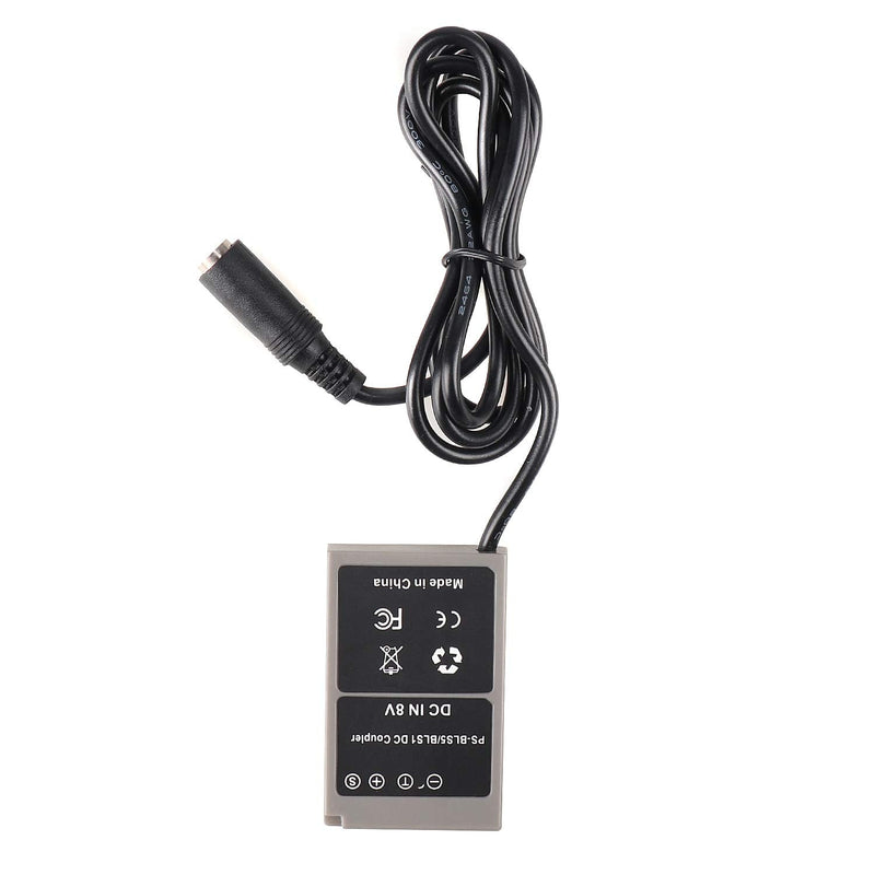 [AUSTRALIA] - FocusFoto Full Decoded BLS-1 BLS-5 BLS-50 Dummy Battery DC Coupler with USB Cable for Olympus OM-D E-M10 Mark II III IV Pen E-PL9 E-PL8 E-PL7 E-PL6 E-P3 E-P2 E-PM3 Camera Battery Power Bank 