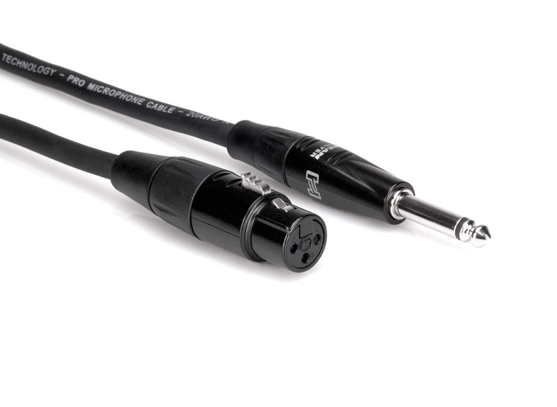 [AUSTRALIA] - Hosa HMIC-025HZ Pro Microphone Cable, REAN XLR3F to 1/4 in TS, 25 ft 25 Foot 