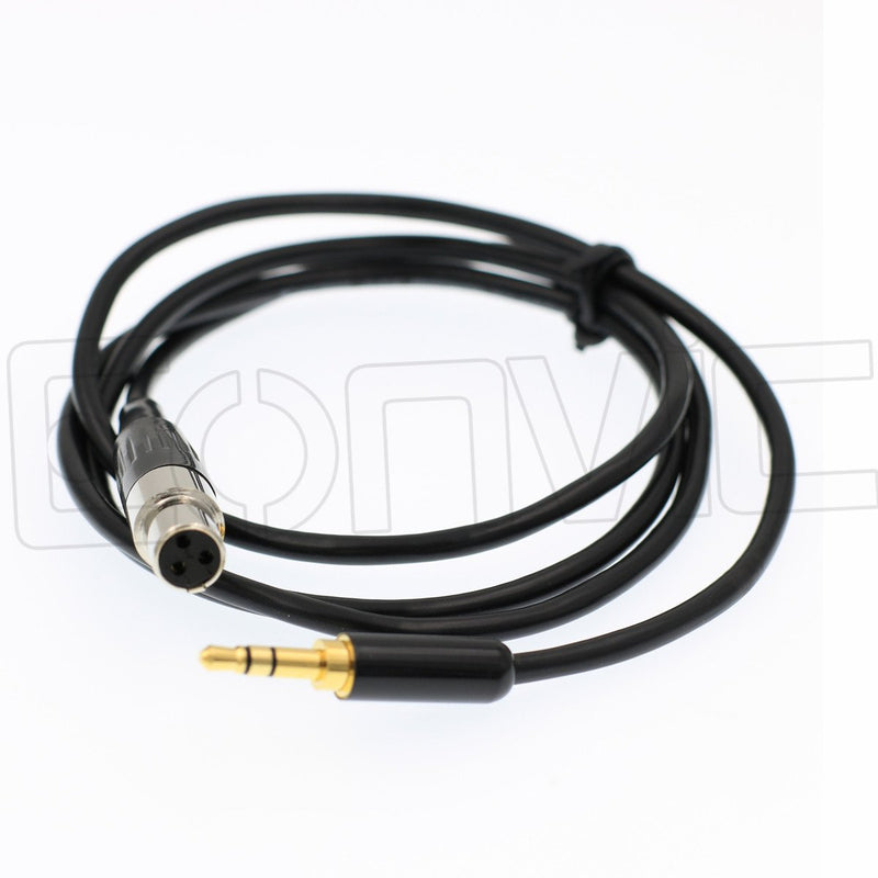 [AUSTRALIA] - Eonvic 3.5mm 1/8" TRS Male Plug to 3 pin Mini-XLR Female Pro Lapel Mic Audio Cable (100cm/39inch) 100cm/39inch 