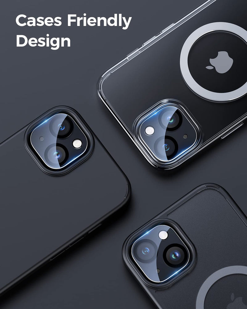 Uniwit [3 Pack] Camera Lens Protector designed for iPhone 14/14 Plus,9H Tempered Glass,Anti-Scratch,Case Friendly,Night Circle,No-Bubble HD Clarity,Full Cover