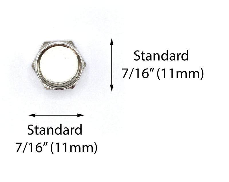 Coaxial F Cap (F81 Cap) Weather Cap - for Coax Ground Blocks, splitters, or Other F Connectors - Protects Female Connection for Future use - (4 Pack) 4 Pack Silver