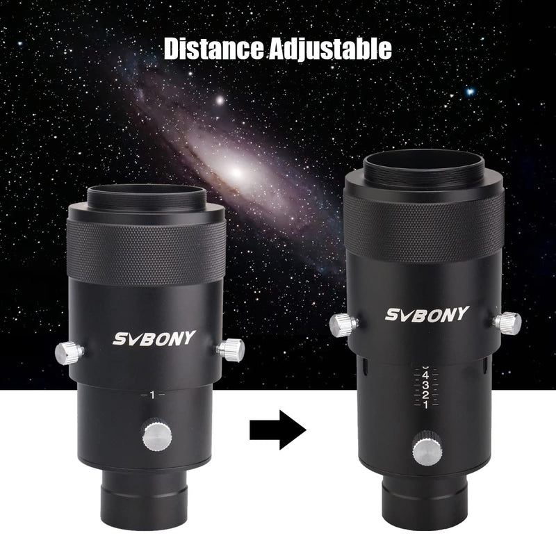 SVBONY SV112 Telescope Camera Adapter Kit for Nikon Camera 1.25 inches Variable Eyepiece Projection Prime Focus Astrophotography