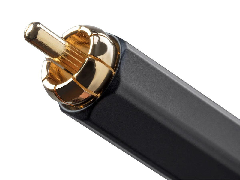 Monoprice Onix Series Digital Coaxial Audio/Video RCA Subwoofer CL2 Rated Cable, RG-6/U 75-ohm 3ft Black 3 Feet