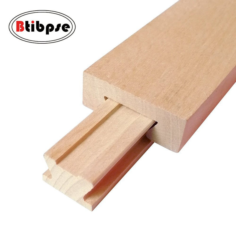 Btibpse Classic Wood Center Mount Drawer Slide 20'' (50 cm) (1) 1