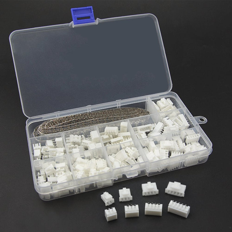 WMYCONGCONG 440 PCS 2.54mm 2 3 4 5 Pin Housing and Female Pin Header Terminal Connector Kit Compatible with JST-XHP (2 3 4 5 Pin)