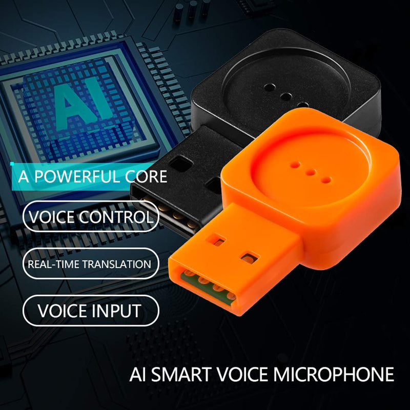 LEAGY MI-021 Multipurpose Intelligent Voice Mini USB Microphone (Black) Black