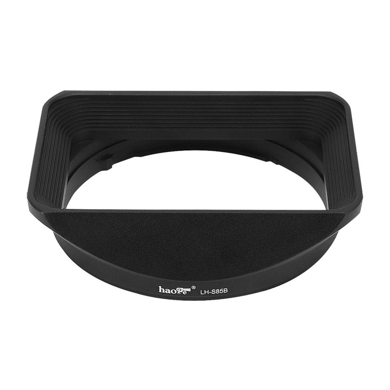 Haoge LH-S85B Bayonet Square Metal Lens Hood Shade with Cap for Sony FE 85mm F1.8 SEL85F18 and E 16-55mm F2.8 G SEL1655G Lens