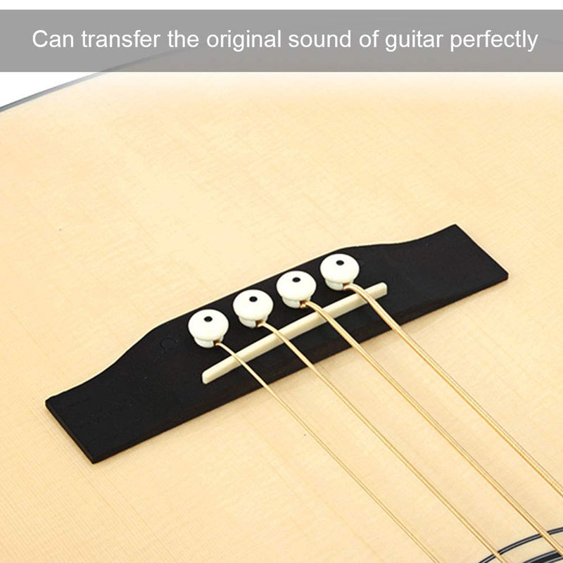 [AUSTRALIA] - Bnineteenteam Acoustic Bass Rosewood Bridge Saddle Pins,4-String 4 Bridge Pins Folk Acoustic Basses Parts 