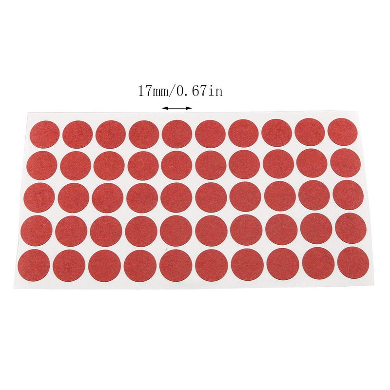 E-outstanding 100pcs 18650 Lithium Battery Insulator Solid Round Shape Paper Pad Electrical Battery Insulation Sticker Insulating Adhesive Papers (Red+Green)
