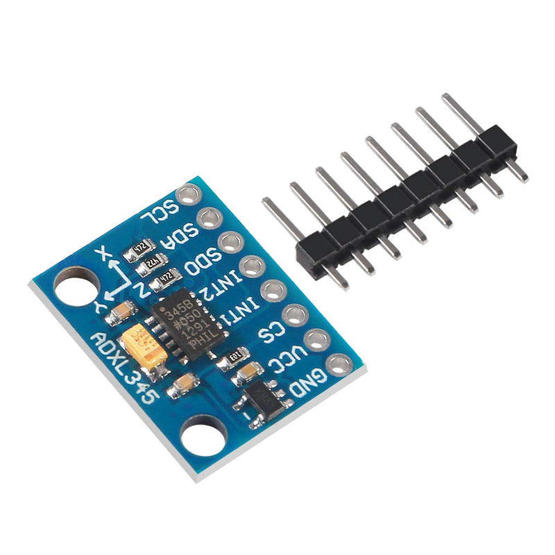 AITRIP 5pcs GY-291 ADXL345 3-Axis Digital Acceleration of Gravity Tilt Module for Arduino IIC/SPI Transmission