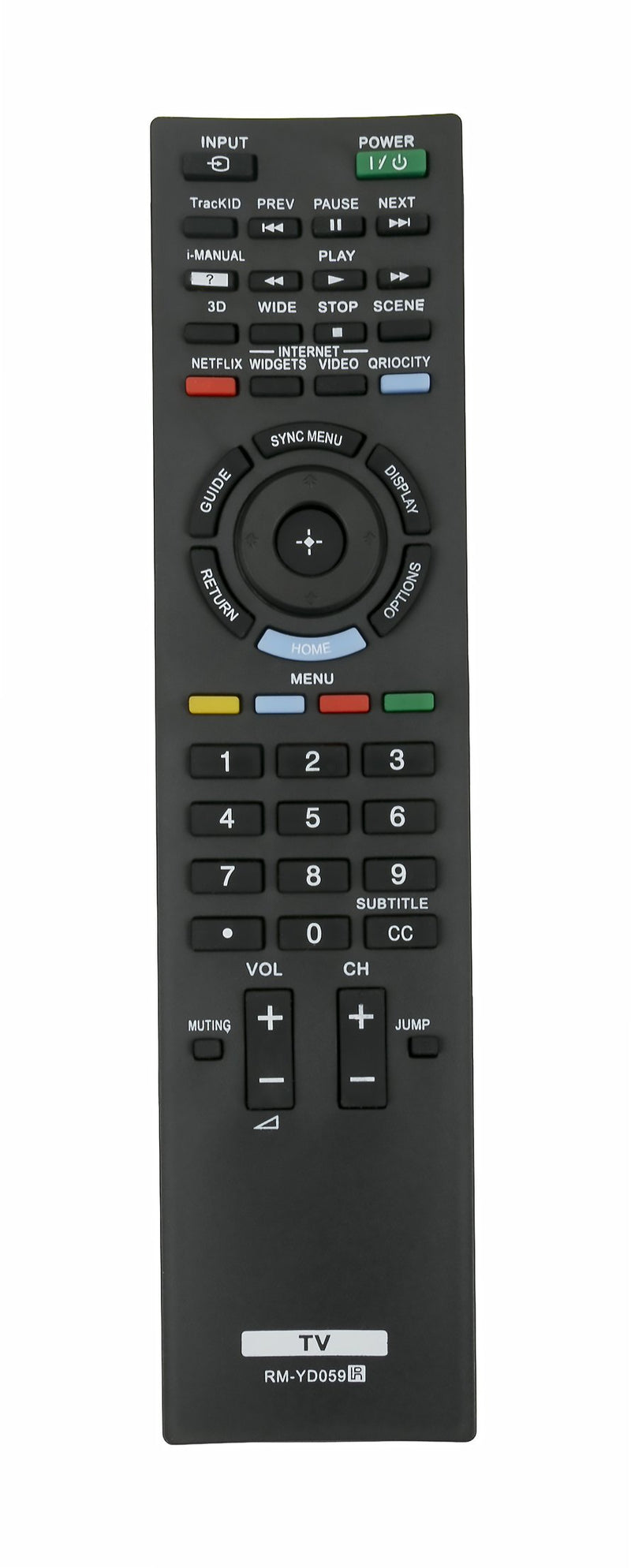 New RM-YD059 Replace Remote fit for Sony TV KDL-40EX723 KDL-46EX723 KDL-46NX720 KDL-55EX723 KDL-55NX720 KDL-60EX723 KDL-60NX720