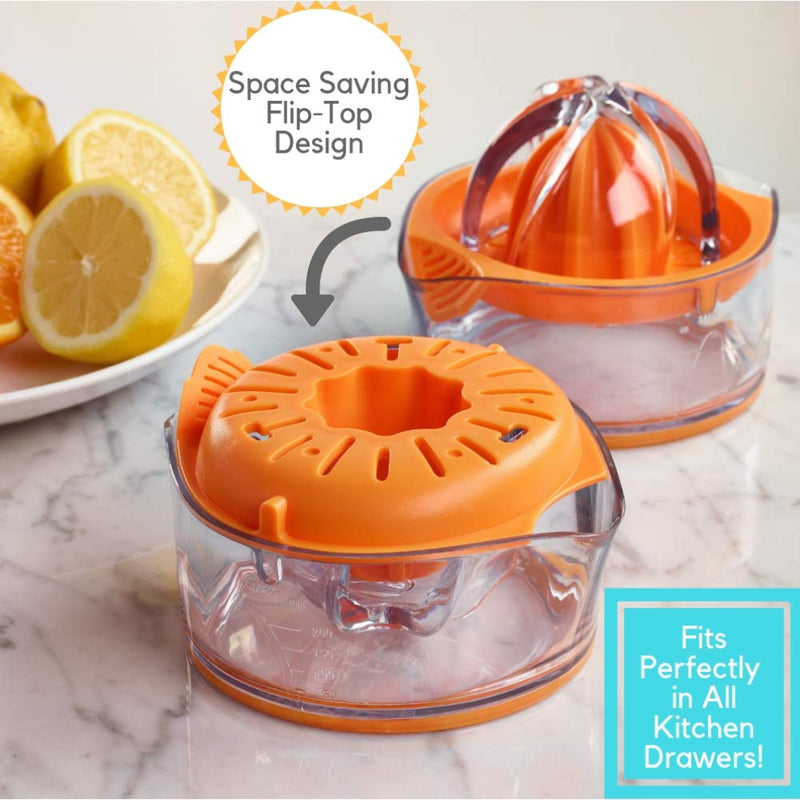 PortoFino Multi Citrus Juicer | Space Saving Kitchen Tools | Food & Cooking Accessories | Anti-Slip | Perfect for RV and Camper | Orange, Lemon & Lime Juice Squeezer
