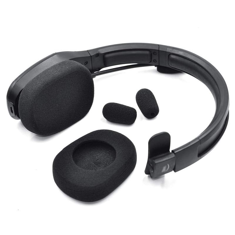 defean Repair Parts Suit Replacement Ear pad Cushion mic Foam Compatible with BlueParrott B450-XT B450XT Noise Cancelling Headset