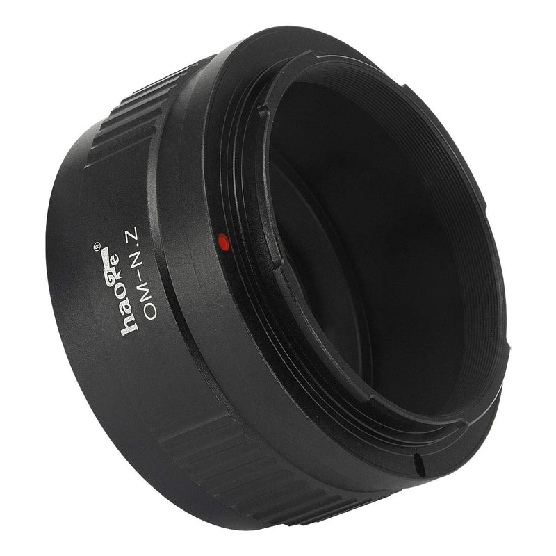 Haoge Manual Lens Mount Adapter for Olympus OM Lens to Nikon Z Mount Mirrorless Camera Such as Z6II Z7II Z6 Z7