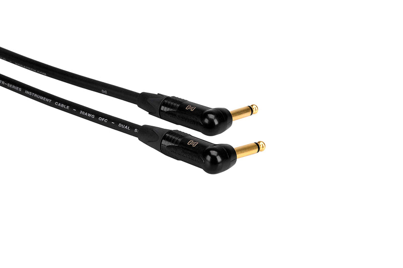 [AUSTRALIA] - Hosa Edge CGK-015RR Neutrik Right-angle to Same Guitar Cable, 15 Feet 